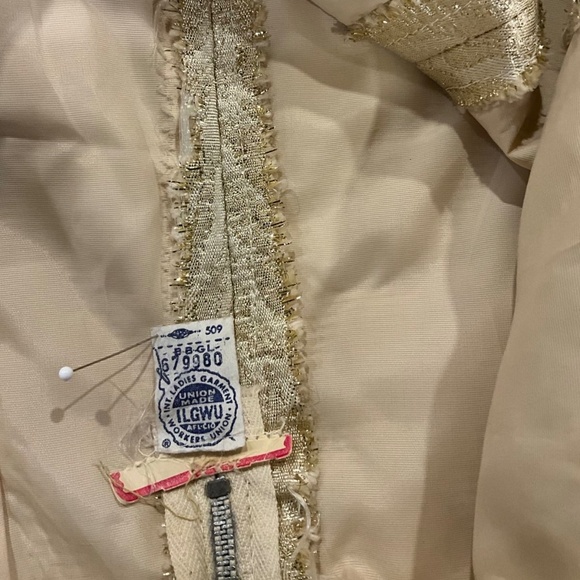 Extremely RARE fancy dress&coat VINTAGE late 1960’s ILGWU Union Made size 12 - Picture 15 of 15
